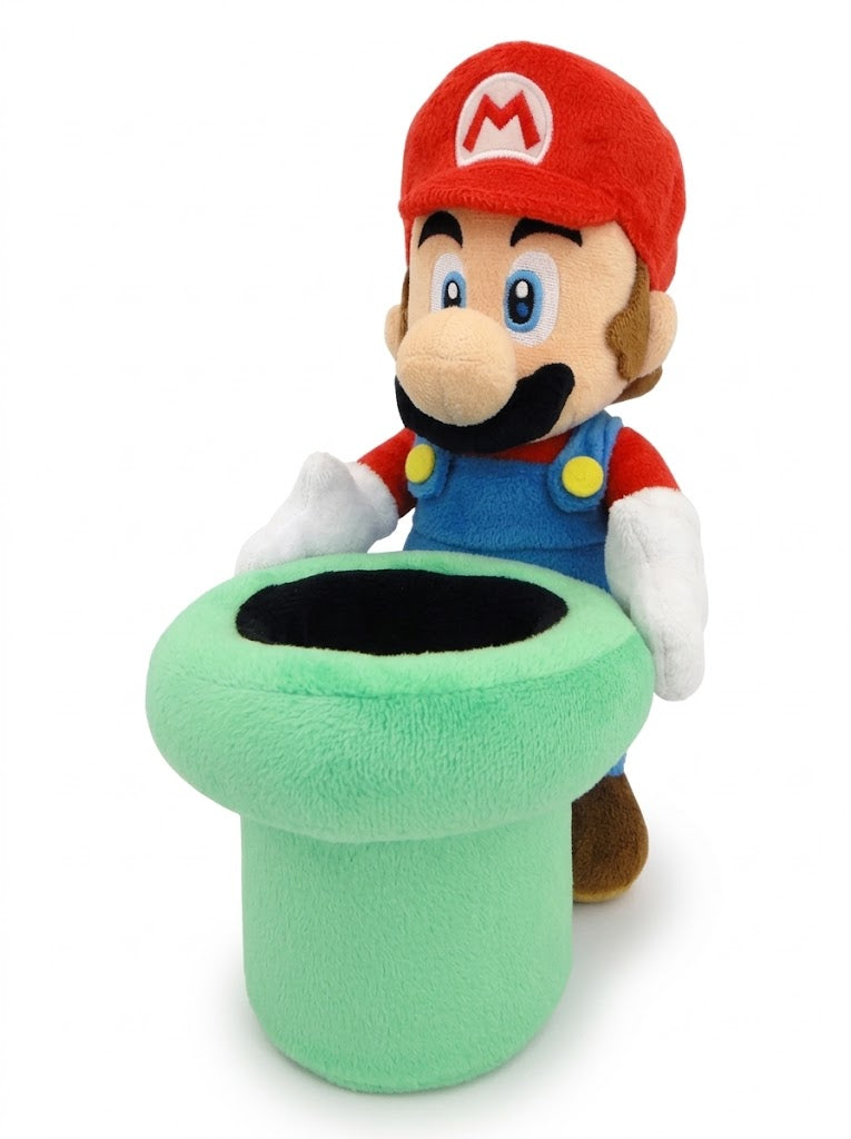 Mario Plush MARIO WITH WARP PIPE 22 cm - 813541