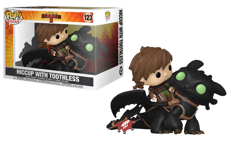 Pop Rides DLX! Movies: HTTYD - Hiccup w/Toothless