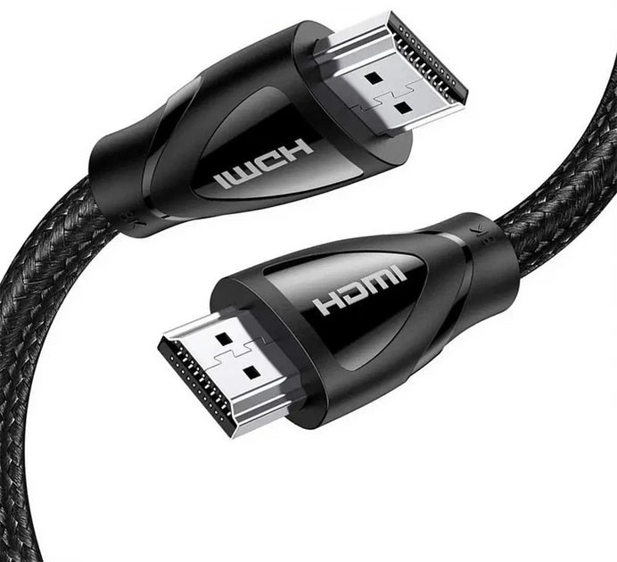 كابل UGREEN HDMI A M/M مع غلاف مضفّر بطول 1.5 متر - أسود HD140-80402