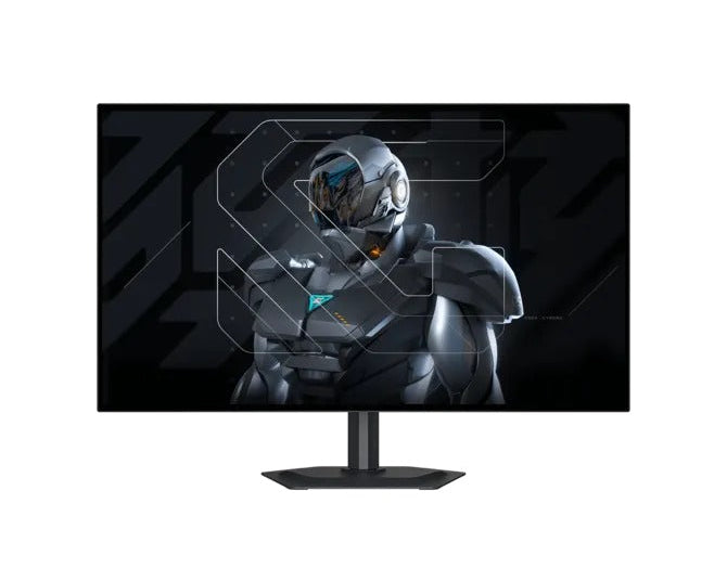 شاشة ألعاب مسطحة بتقنية OLED من جيجابايت MO27Q28G، مقاس 27 بوصة، بدقة QHD (2560 × 1440)، ومعدل تحديث 280 هرتز، وزمن استجابة 0.03 مللي ثانية، ومنفذ HDMI 2.1 - لون أسود