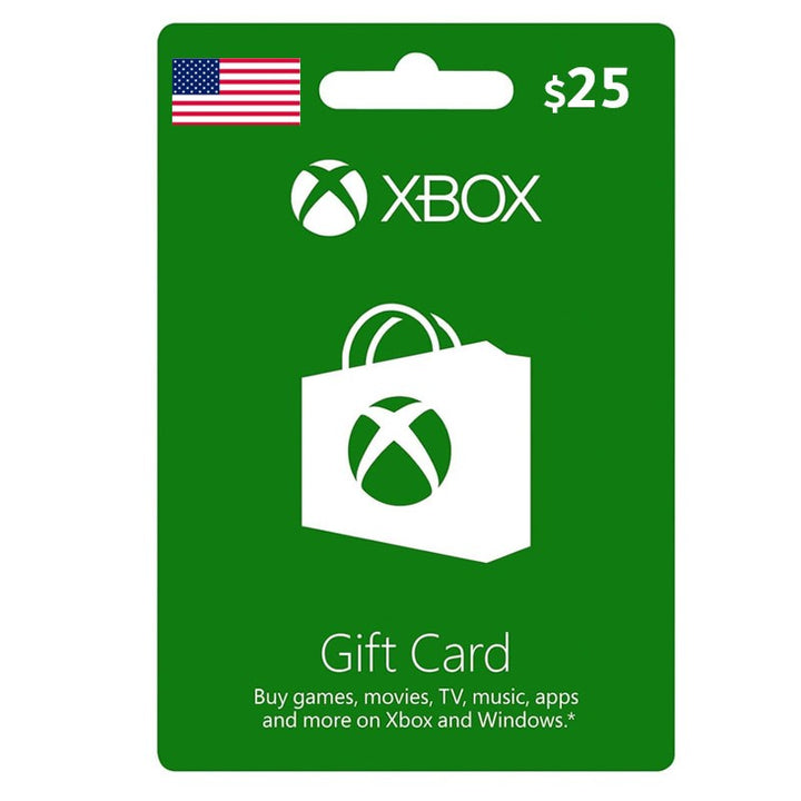 Microsoft Xbox Digital Gift Card 25$ - USA (SMS Delivery)