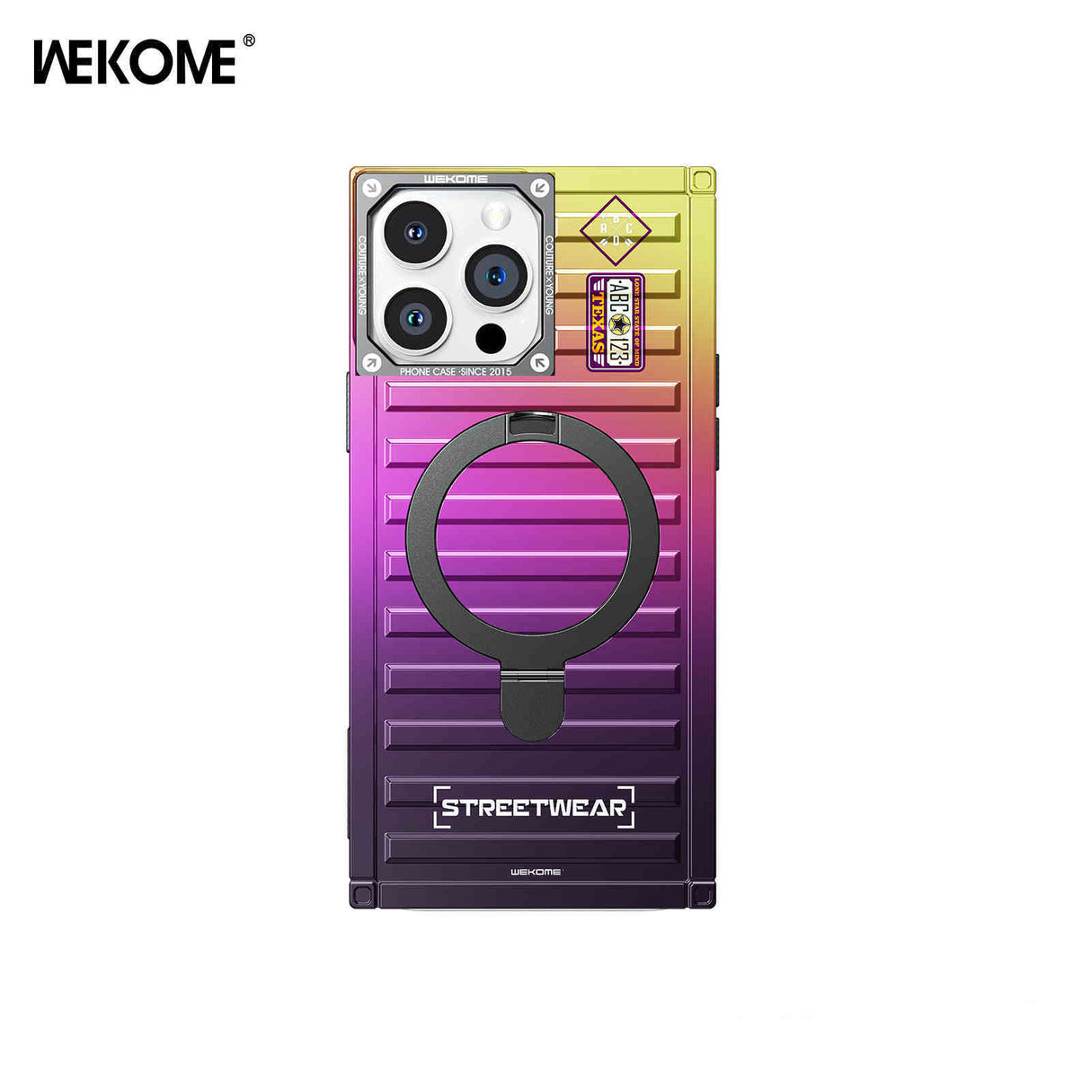 WEKOME WPC-037 Gorillas Series Magnetic Phone Case Electroplated for Iphone 15 Pro Max