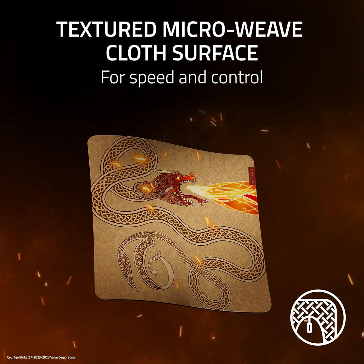 Razer Gigantus V2 Soft Gaming Mouse Mat Counter Strike 2 Edition - Large RZ02-03333300-R3M1