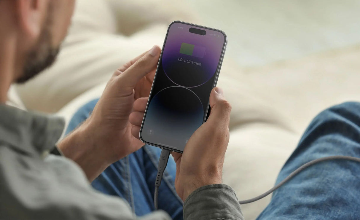 Energea Flow USB-C to Lightning Cable 1.5M - Black