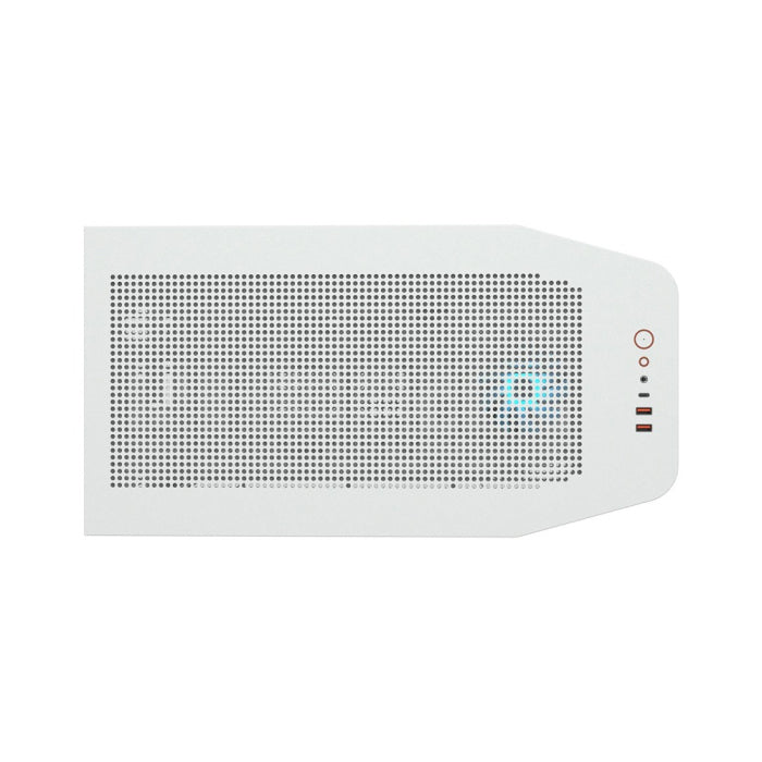 Cougar FV270 Mid Tower Two Panel Front & Left Side Tempered Glass Case with One RGB Fan - White