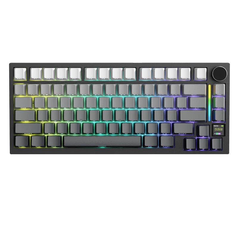 لوحة مفاتيح ميكانيكية ATTACK SHARK X820 Ultra Tri-Mode 75% Gasket - Black Gradient + Shark Switch