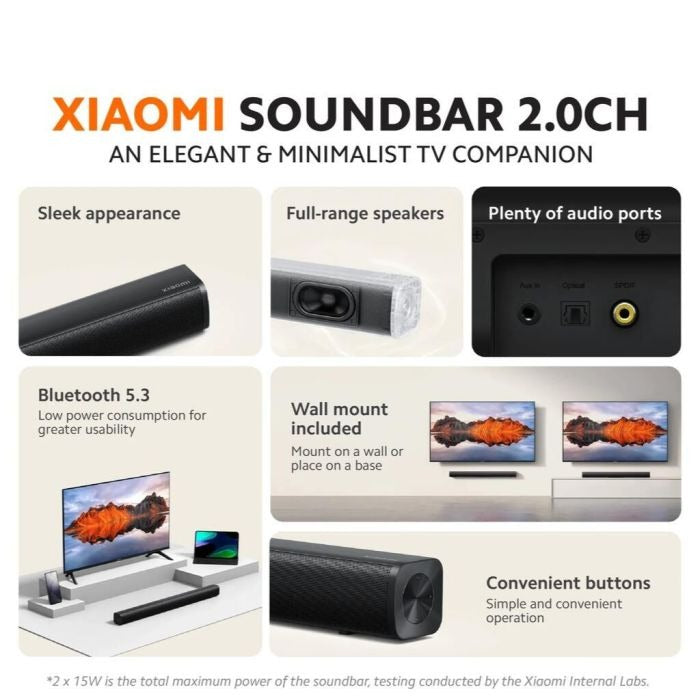 Xiaomi Soundbar 2.0 UK S22V