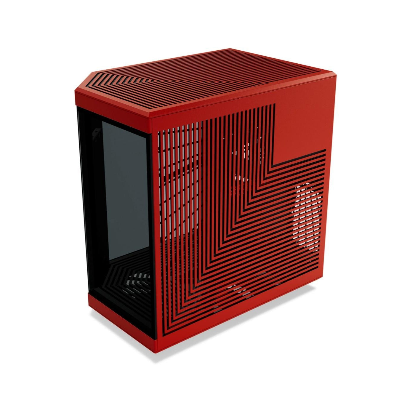 HYTE Y70 TOUCH INFINITE 14.5 Inch Integrated IPS Touchscreen ATX Case - Black Cherry