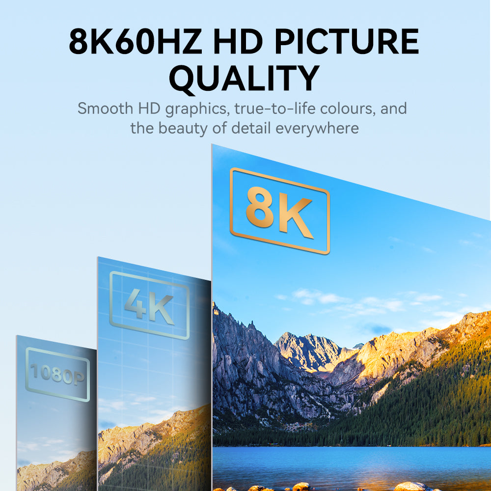 VegGieg DP to HDMI M/M 8K 2 meters Cable Model V-Z103