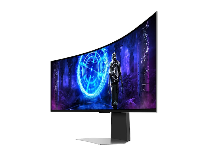 Samsung Odyssey QD-OLED G9 model G95SD LS49DG952SMXUE, 49" Dual QHD, 240Hz Refresh rate, 0.03ms Response time, HDMI 2.1, G-Sync Compatible Curved Gaming Monitor