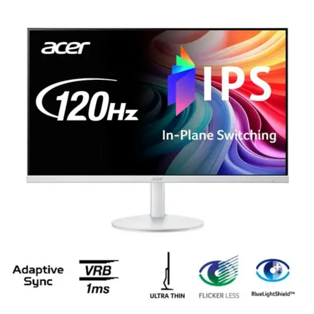 Acer SA243Y,24" ,FHD ,120Hz ,1ms , IPS Gaming Monitor - white