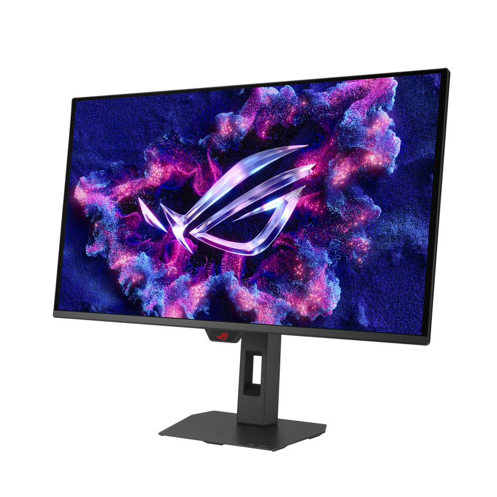شاشة ألعاب اسوس روج ستريكس موديل XG27AQDMES مقاس 27 بوصة بدقة QHD (2560 × 1440)، ومعدل تحديث 240 هرتز، وزمن استجابة 0.03 مللي ثانية، ومنفذ HDMI 2.1، وتقنية QD OLED المسطحة - أسود