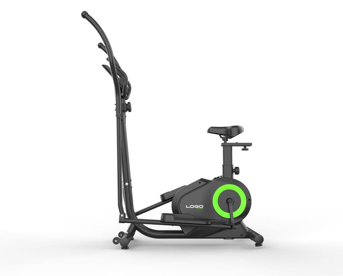Black Bull 2-in-1 Elliptical Cross Trainer with Seat, 120KG Capacity - UMWB700