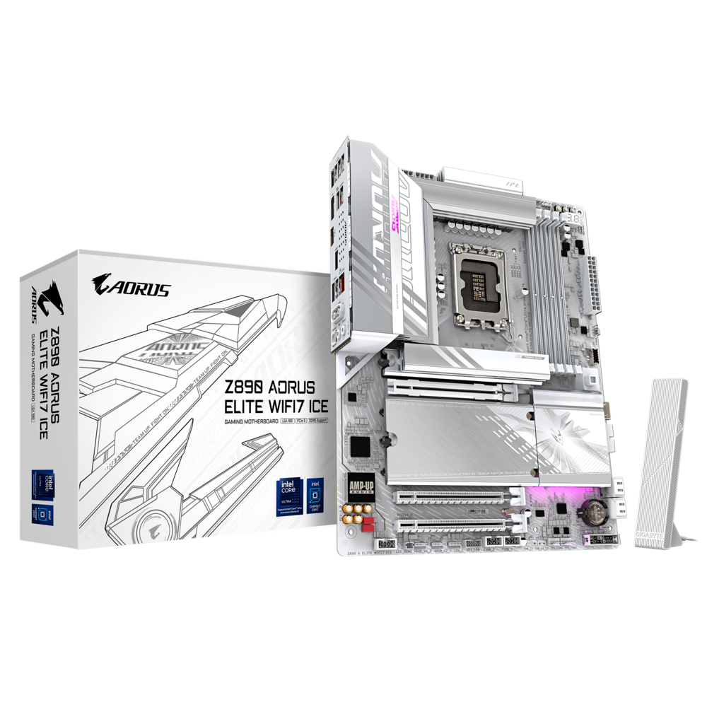 Gigabyte Z890 AORUS ELITE WIFI7 ICE 1.0 DDR5 Motherboard -White