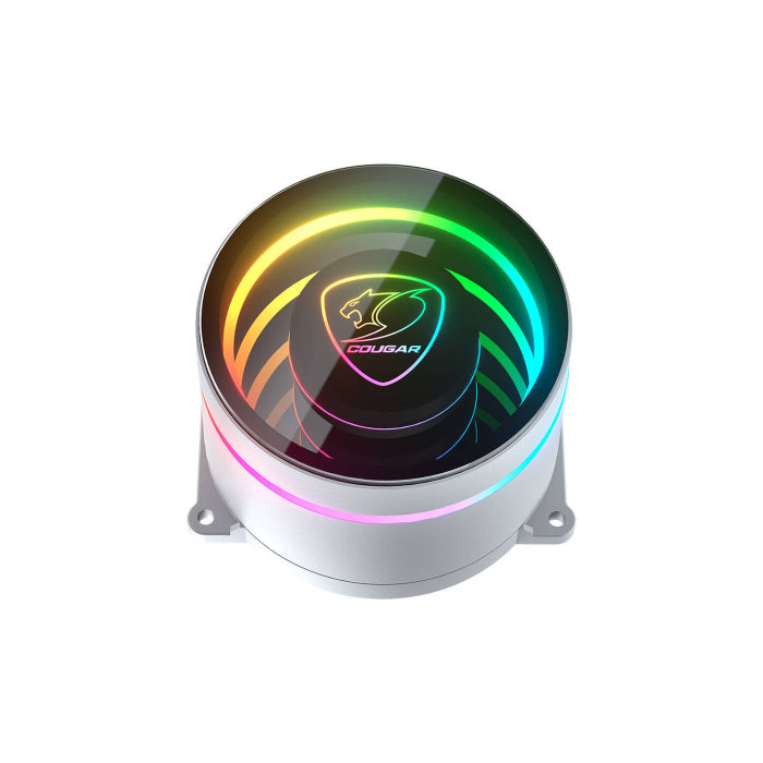 Cougar Cooling Poseidon Elite ARGB 360mm AIO Liquid CPU Cooler - White
