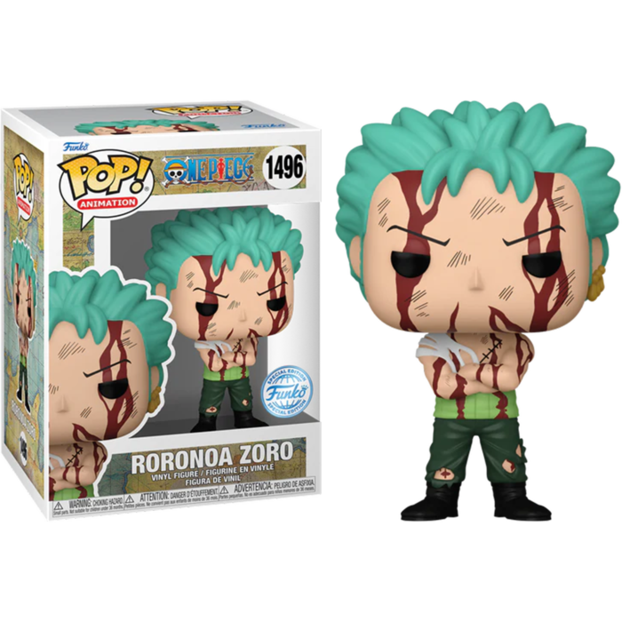 مجسم Funko Pop! Animation من أنمي One Piece لشخصية Zoro نسخة “Nothing Happened” إصدار حصري