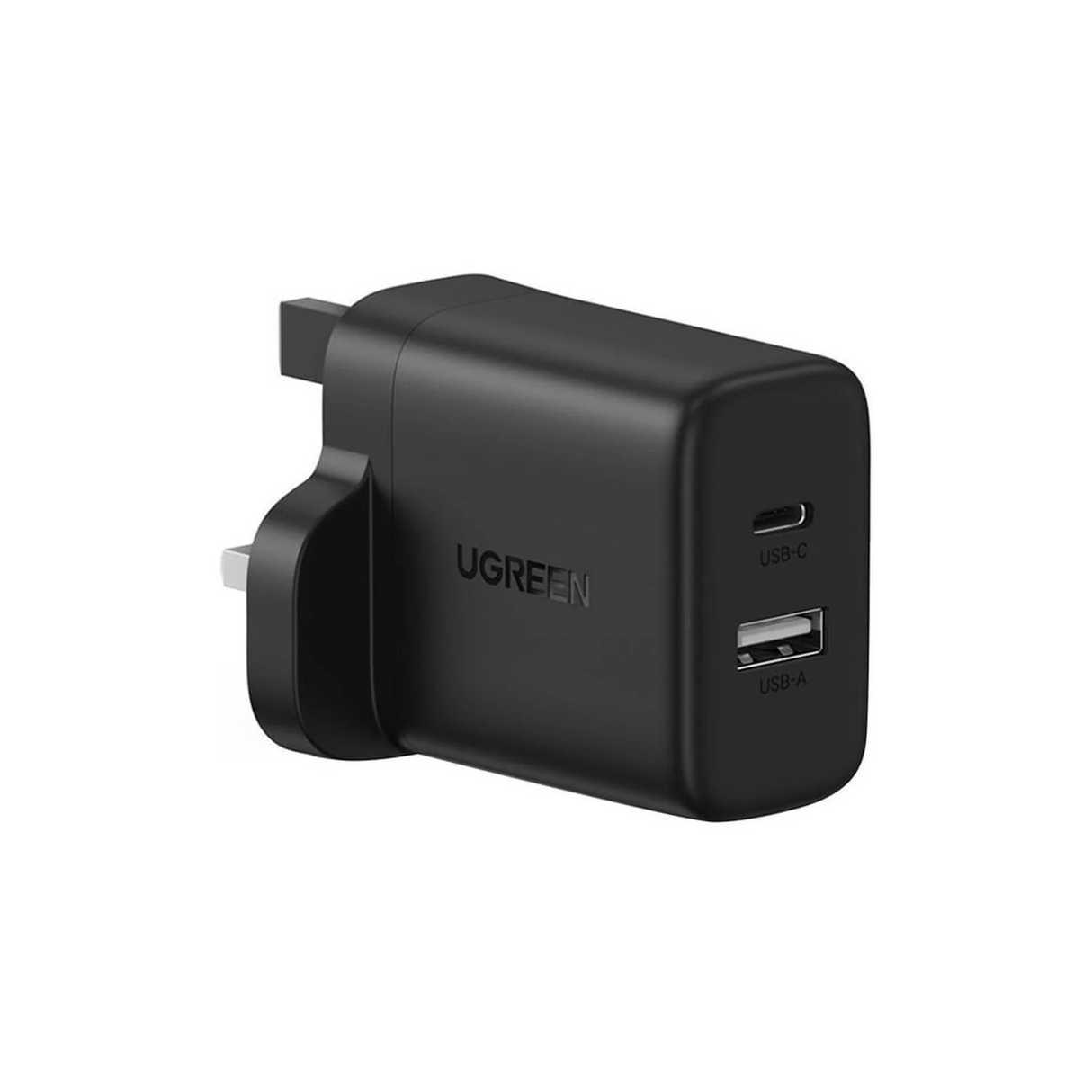 UGREEN 20W 2-Port Fast Charger UK Black