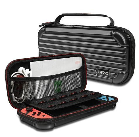 OIVO Carrying Case for Nintendo Switch – Model IV‑SW066 – Black