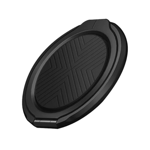 UNIQ GRIPFIT CLASSIC 360 MAGNETIC MOUNT & KICKSTAND - MIDNIGHT BLACK (MIDNIGHT BLACK)