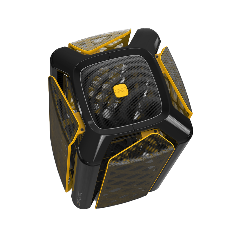 Geometric Future Model 2 Ark Mini Tower Mesh Case - Black