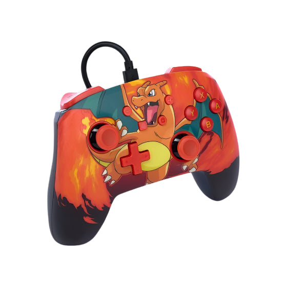 PowerA Enhanced Wired Controller for Nintendo Switch (Pokemon: Charizard Vortex)