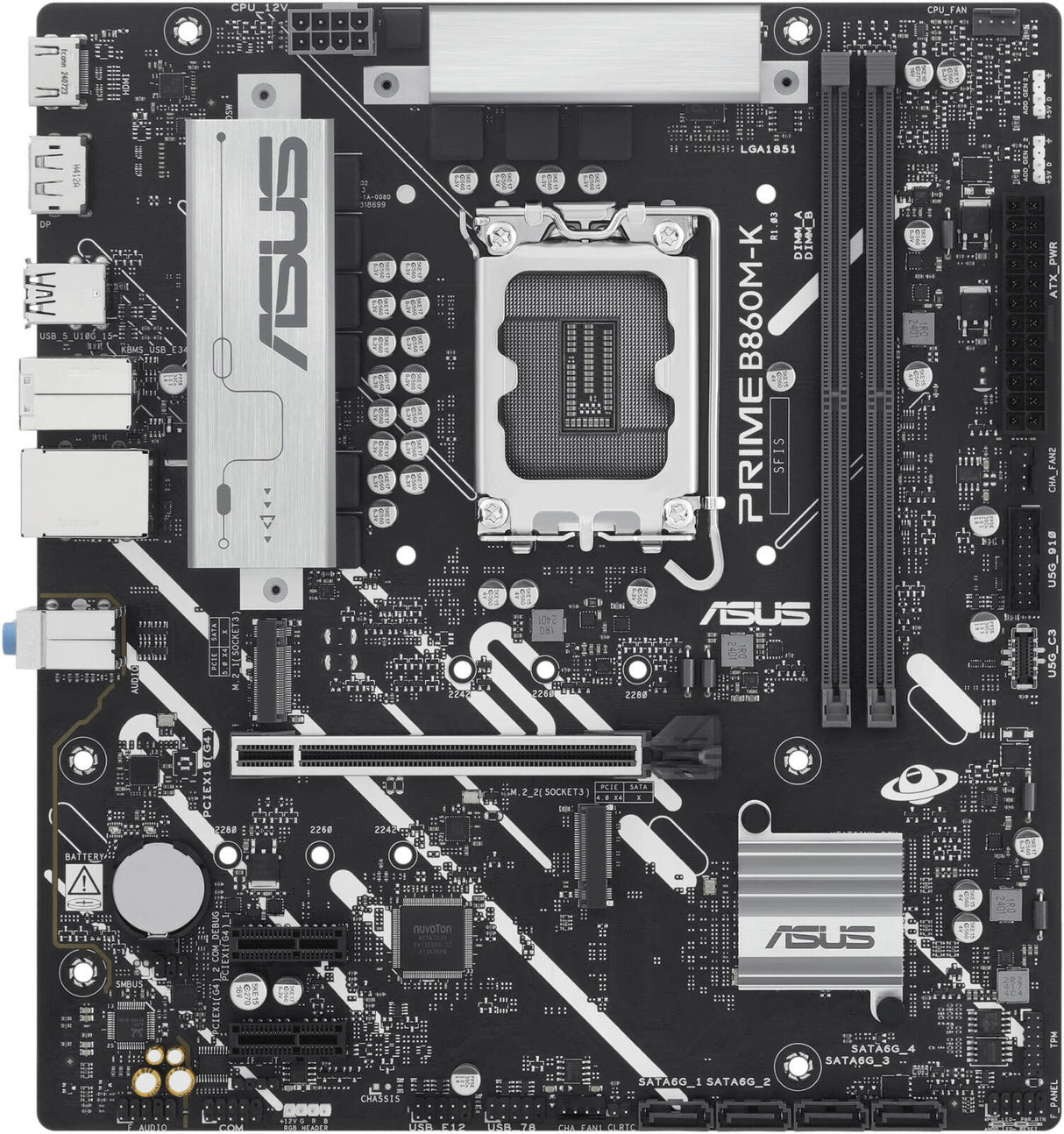 ASUS Prime B860M-K LGA 1851 Micro-ATX Motherboard