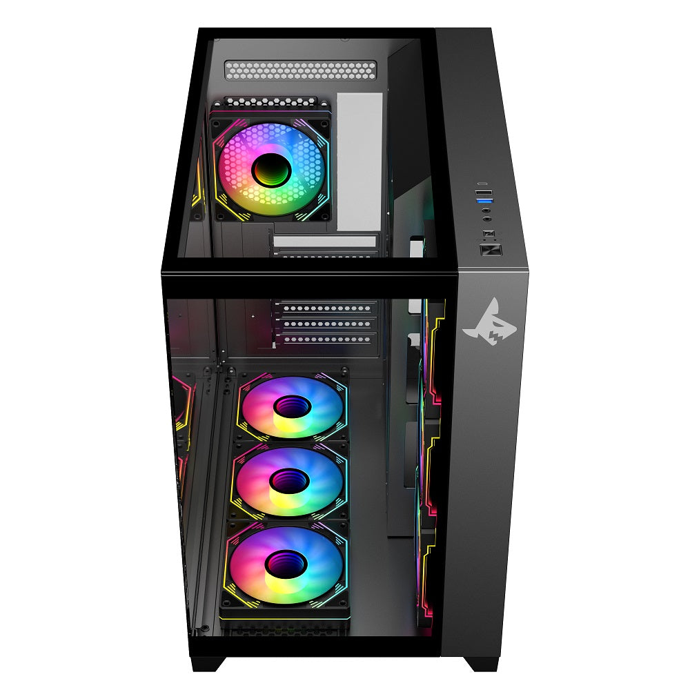 Custom Gaming Pc Intel Core i5-14400F, RTX 5060 8GB, (1*16)16GB RAM DDR5, 1TB SSD, Windows 11 Pro