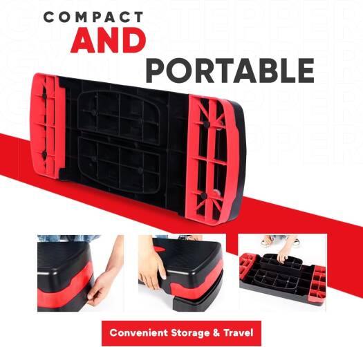 لوح التمارين الرياضي منصة تمرين قابلة للتعديل للاستخدام المنزلي أو في النادي