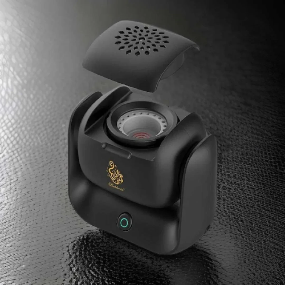 Portable Electronic Rechargeable Rotational Bukhoor Incense Burner