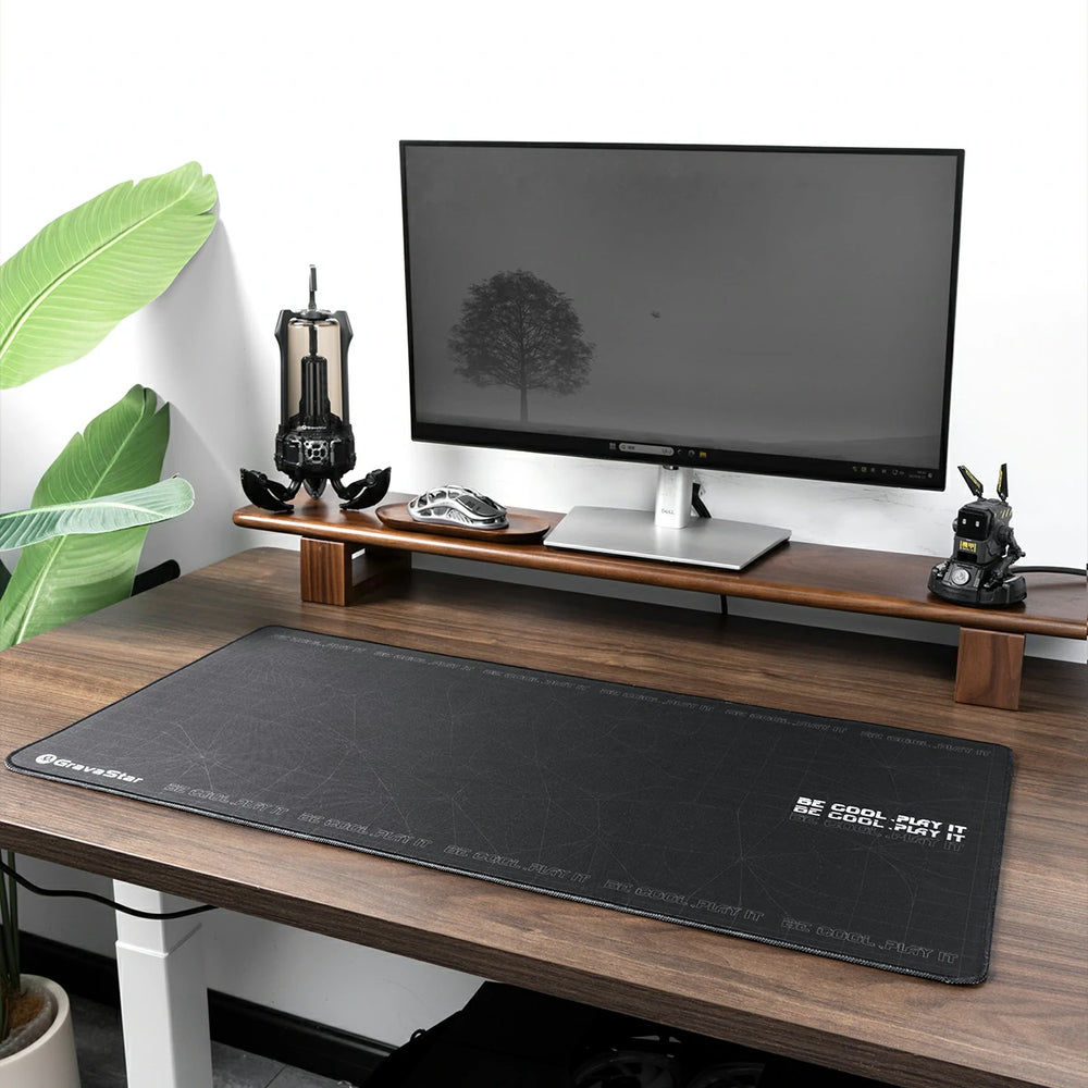GravaStar 80x40 CM Gaming Waterproof Non Slip Mouse pad - Black