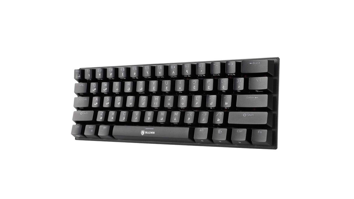 Sades Firegun Shield Mini Mechanical Keyboard " Support Arabic "