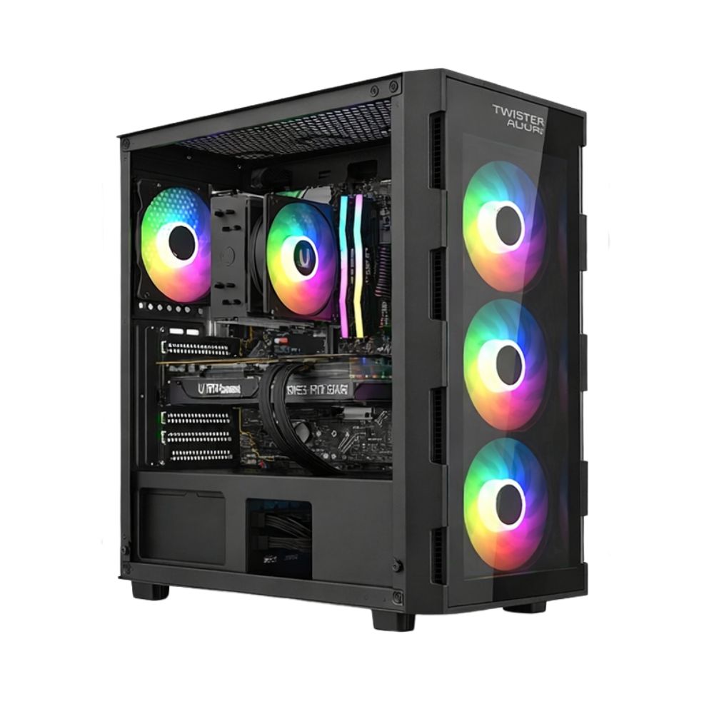 Custom Gaming PC Intel Core i5-12400F, RTX 5060 8GB, 16GB RAM DDR5 6400MHz, 1TB SSD, Windows 11 Pro