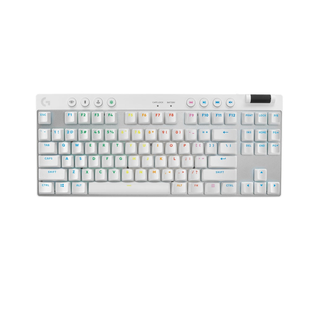 Logitech Pro X TKL Lightspeed Wireless Gaming Keyboard White Level Up