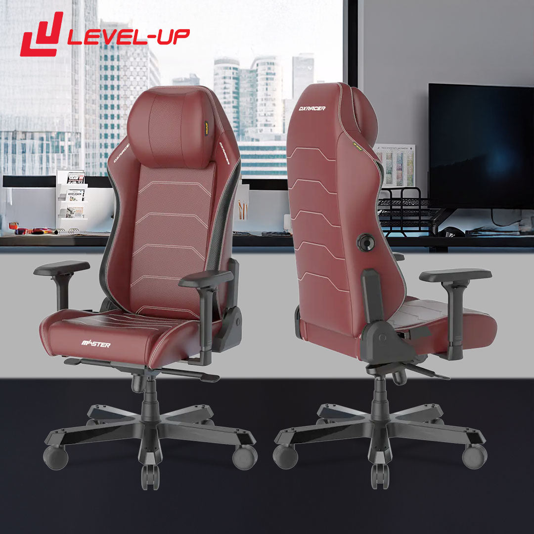 DXRacer Master Series Gaming Chair - Maroon/Black (Installation not Included)