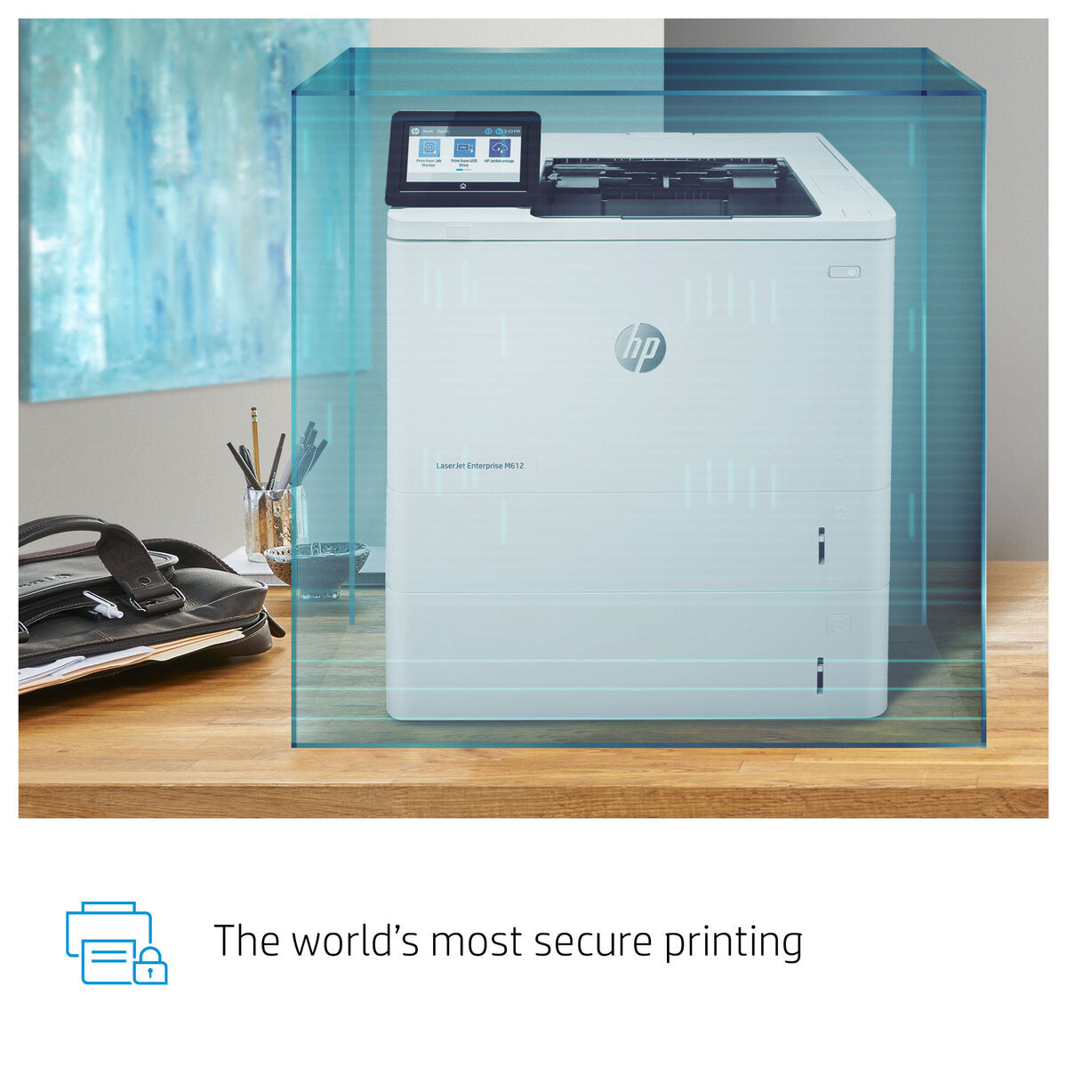 HP LaserJet Enterprise M612dn - 71ppm / 1200dpi / A4 / USB / LAN / Mono Laser - Printer