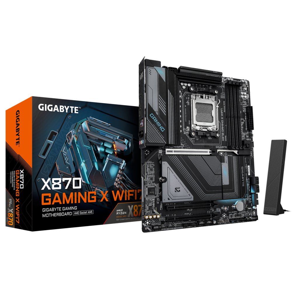 GIGABYTE X870 GAMING X WIFI7 1.1 DDR5 Motherboard - Black