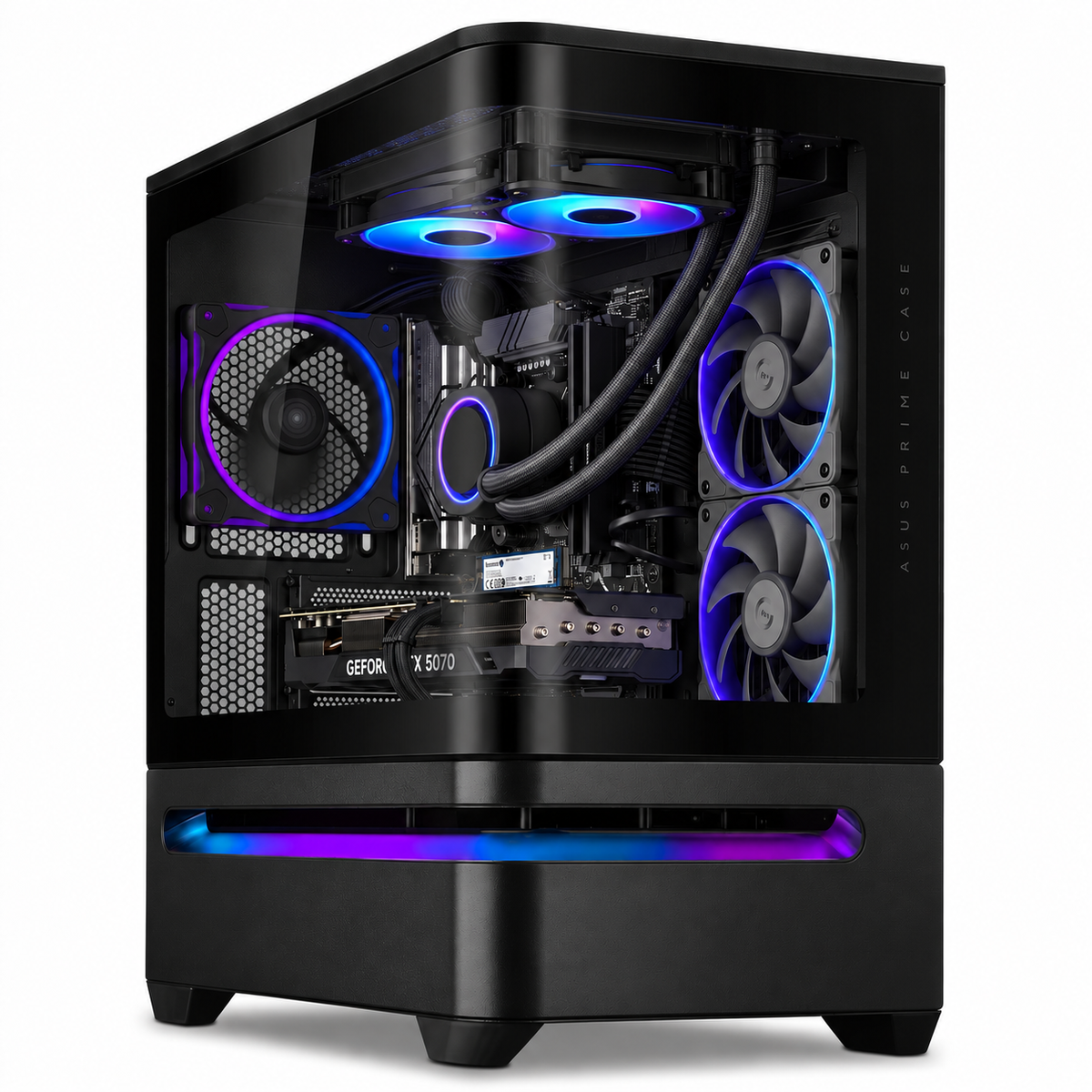 Custom Gaming PC AMD Ryzen 7 9700X, RTX 5070 OC 12GB VRAM, 32GB RAM DDR5 6000MHz, 2TB NVMe, Windows 11 Pro
