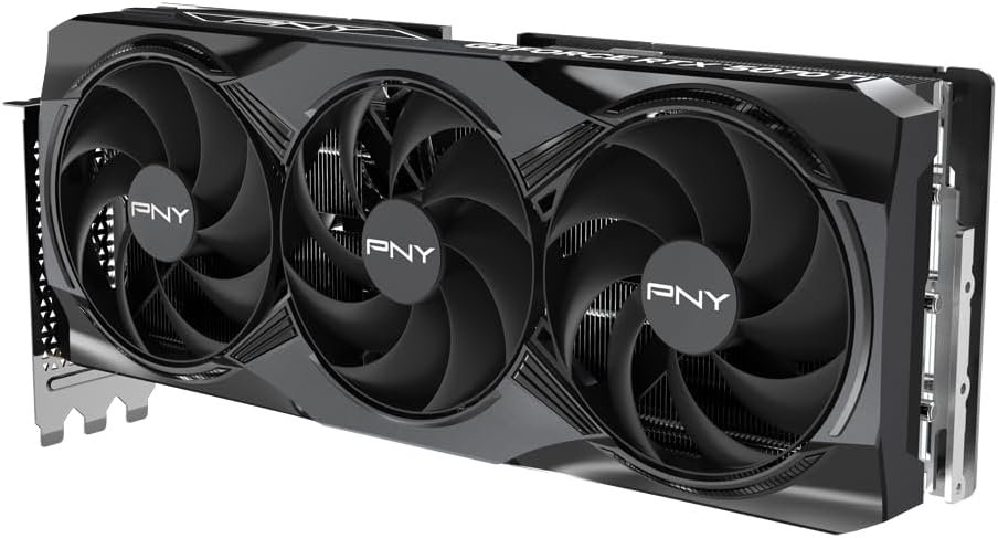 PNY NVIDIA GeForce RTX 5070 Ti OC Triple Fan Plus 16GB GDDR7 Gaming Graphic Card - Black