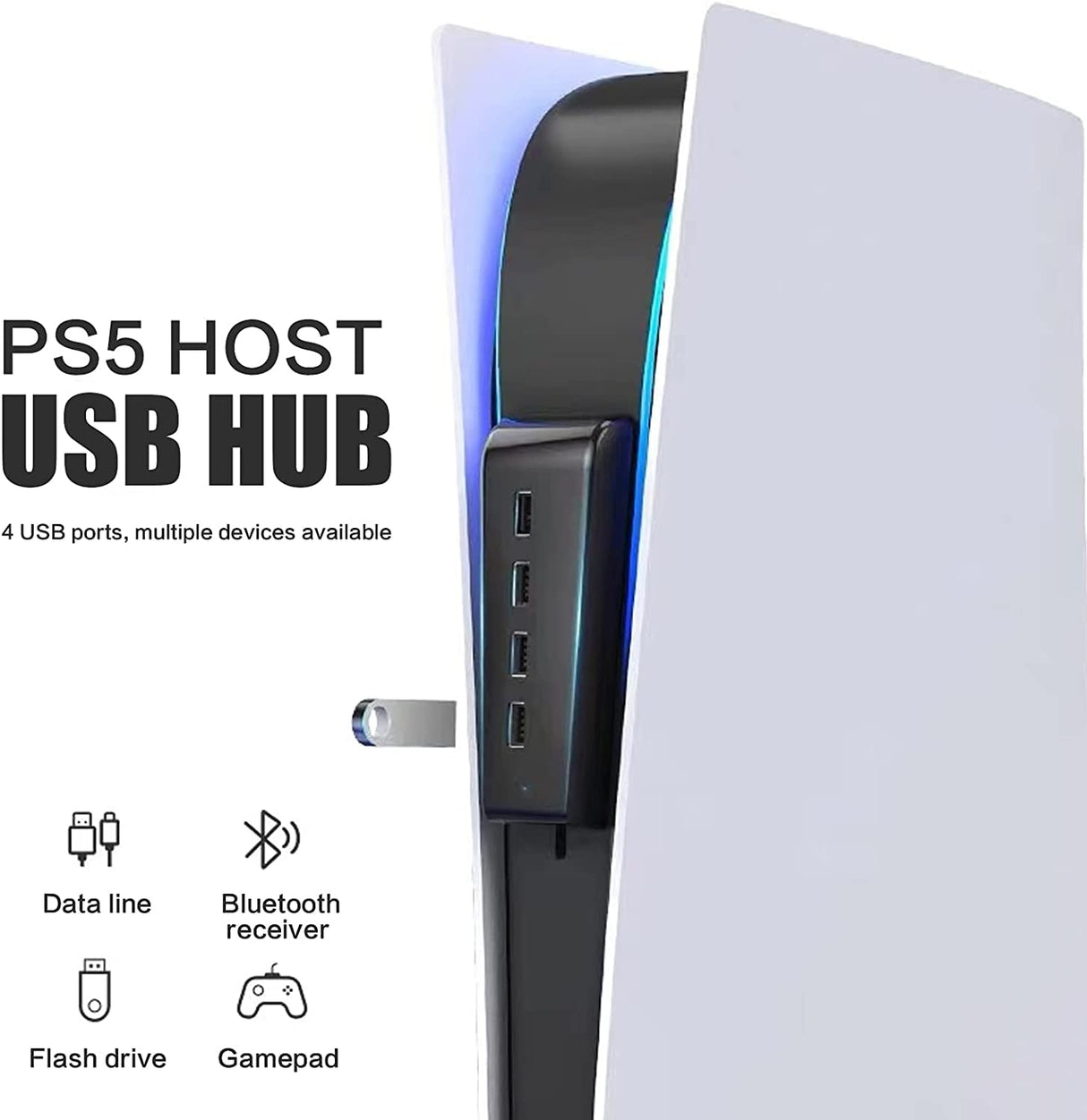 DOBE USB HUB for PS5/PC/Laptop