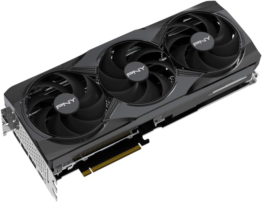 PNY NVIDIA GeForce RTX 5070 Ti OC Triple Fan Plus 16GB GDDR7 Gaming Graphic Card - Black
