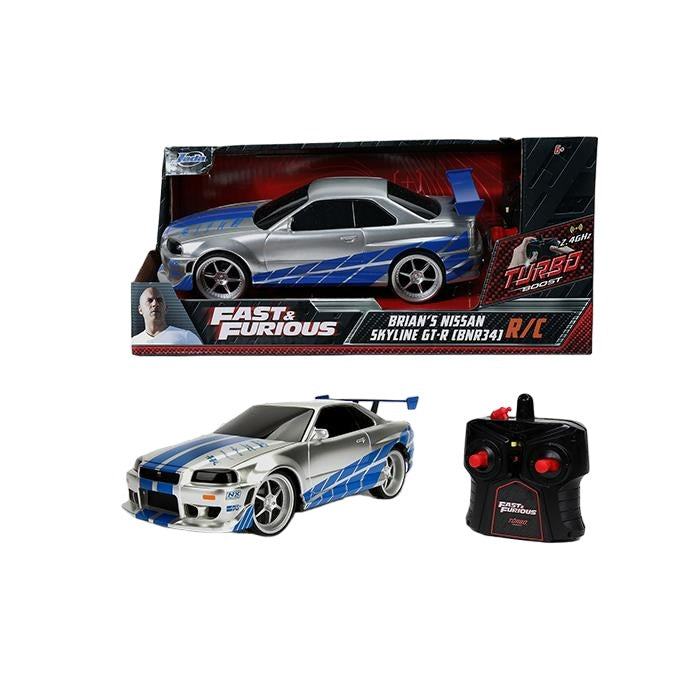 JDA R/C: FAST & FURIOUS- BRIAN'S NISSAN SKYLINE GT-R (BNR34) (1:24)
