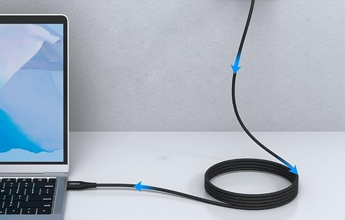 Choetech XCC-1052 240W Magnetic USB-C to USB-C Cable 1.2m - Black