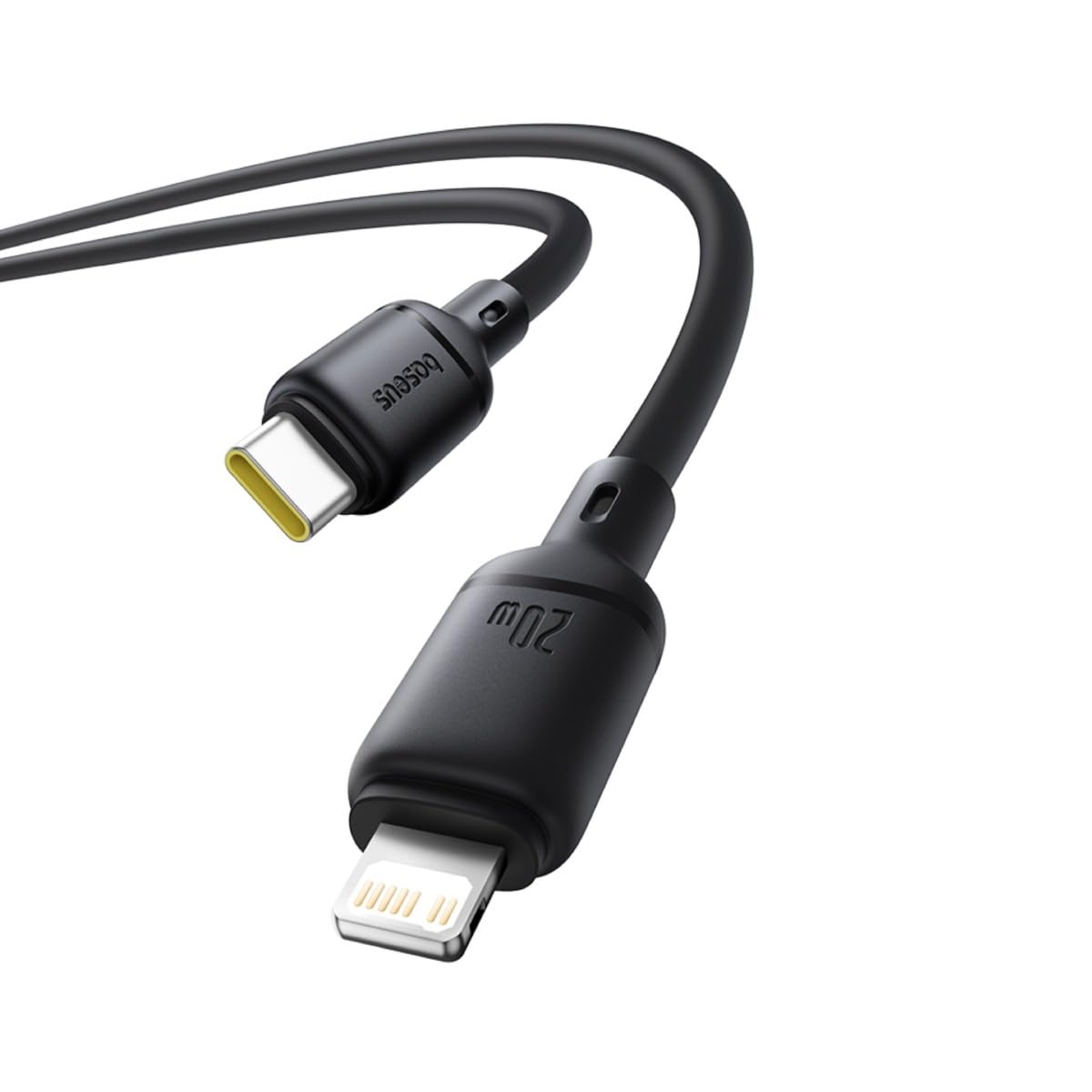 Baseus Silky Series Fast Charging Cable USB-C to iP 20W 2m - Cluster Black