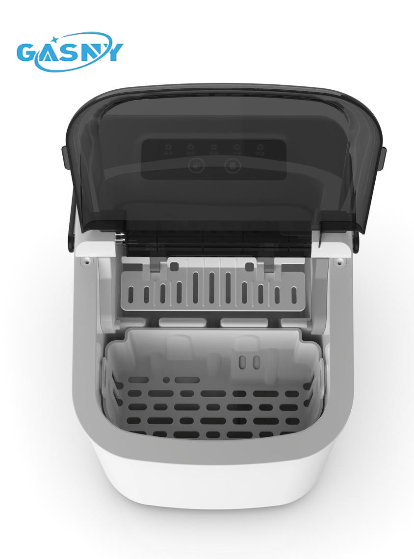 Gasny Energy Efficient Automatic Countertop Ice Maker with Fast Ice Production & Self-Cleaning Function