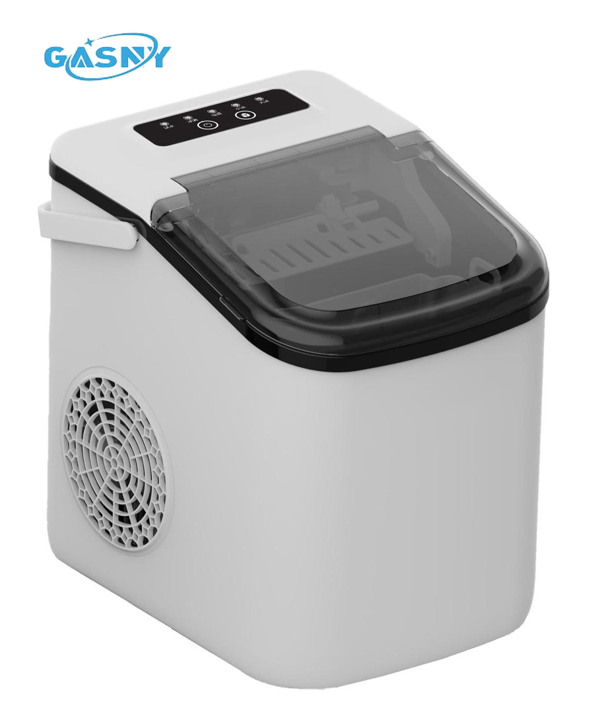Gasny Energy Efficient Automatic Countertop Ice Maker with Fast Ice Production & Self-Cleaning Function
