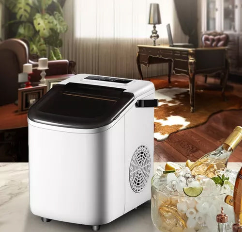 Gasny Energy Efficient Automatic Countertop Ice Maker with Fast Ice Production & Self-Cleaning Function