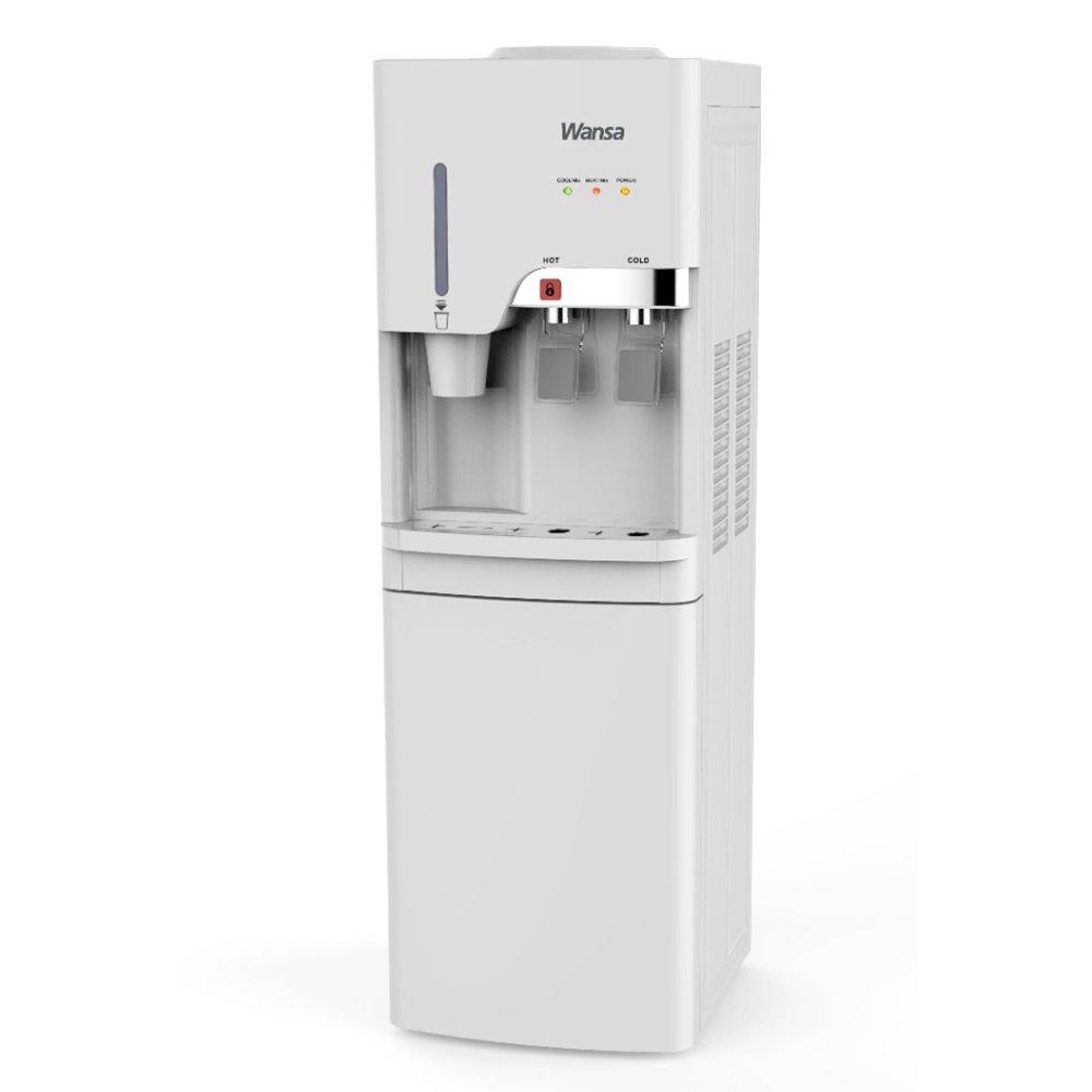 Wansa Water Dispenser 2 Taps Hot & Cold, WWD2FSWTC1 W - White