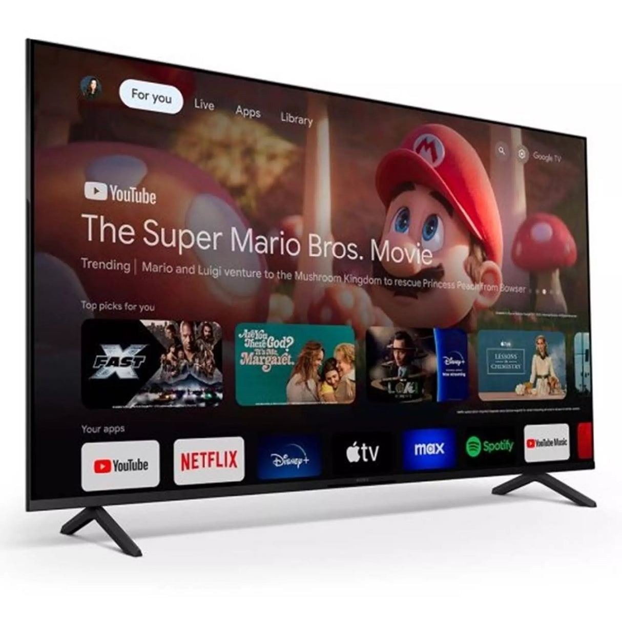 SONY 55" Bravia 3 UHD Google TV, K-55S30 – Black
