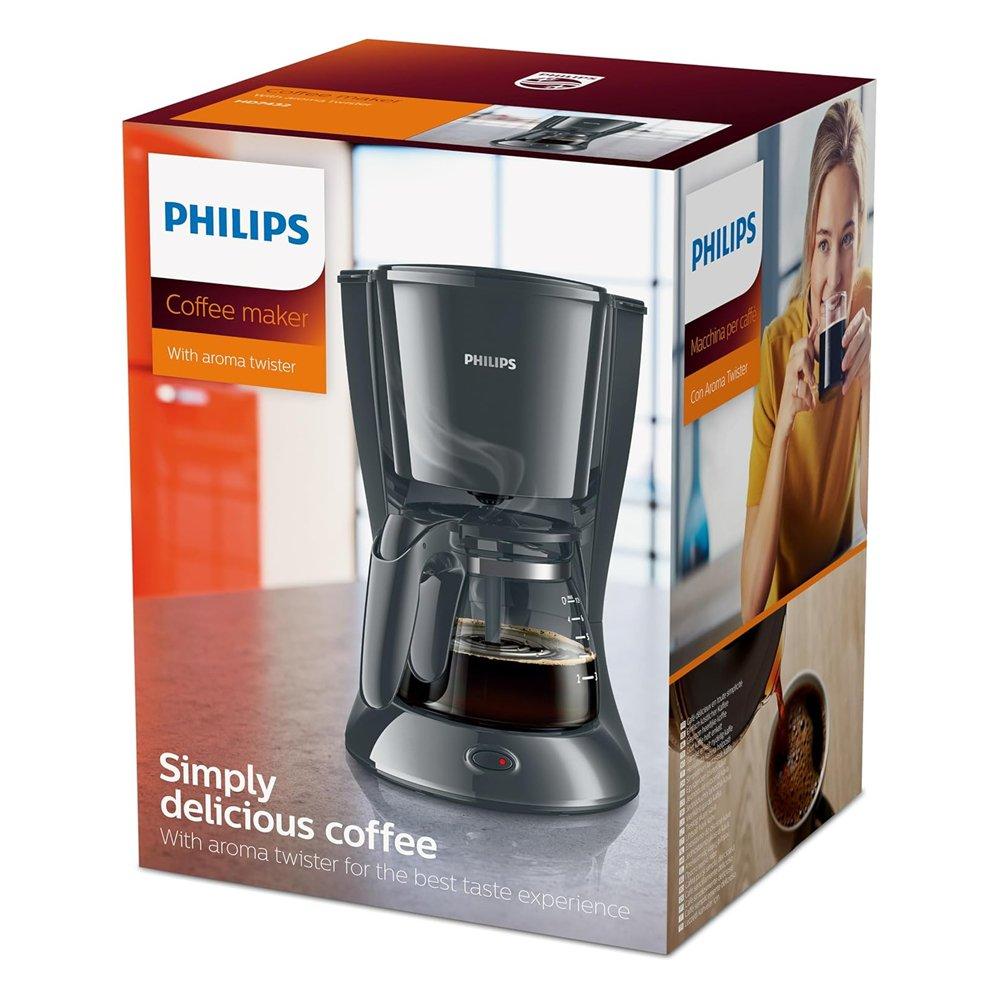 Philips Drip Coffee Maker, 1.2 L, 1000W, HD7430/90 - Black