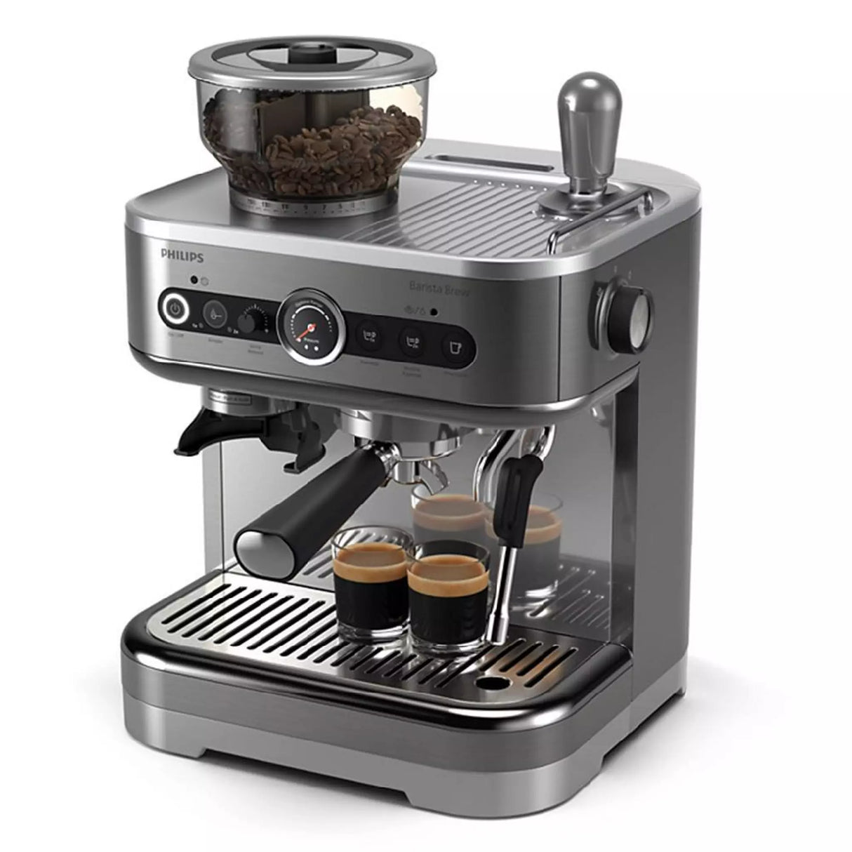 Philips Semi Espresso Machine, 2.3L, 1350W, PSA3228/01 – Silver